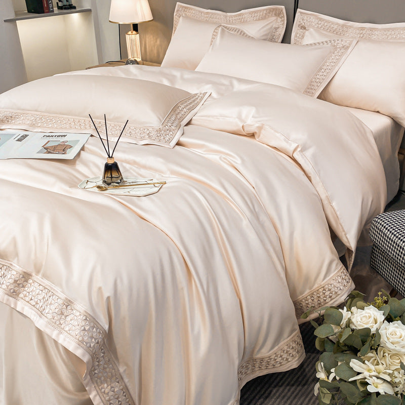 100 Cotton Bedding Set Including Sheets Duvet Covers And Fitted Sheets