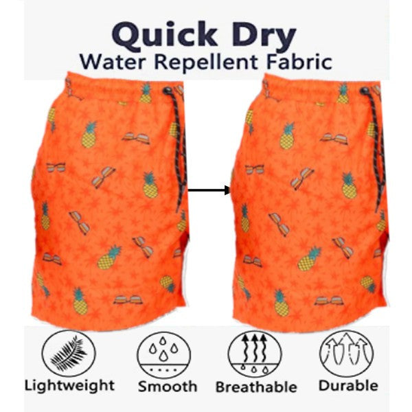 Men's Red White & Blue American Flag Swim Shorts Trunks