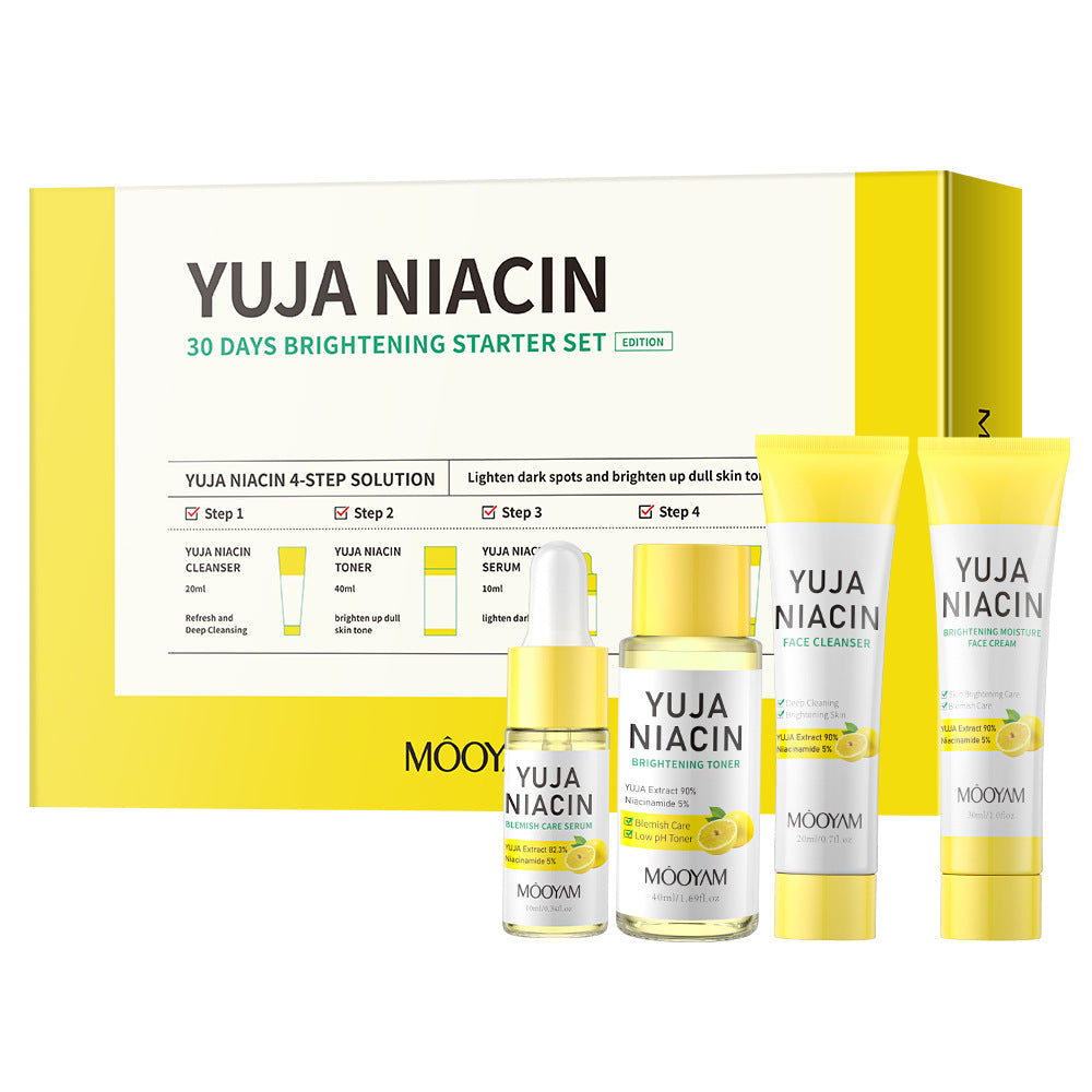 Pomelo Niacinamide Skincare 4-Piece Set