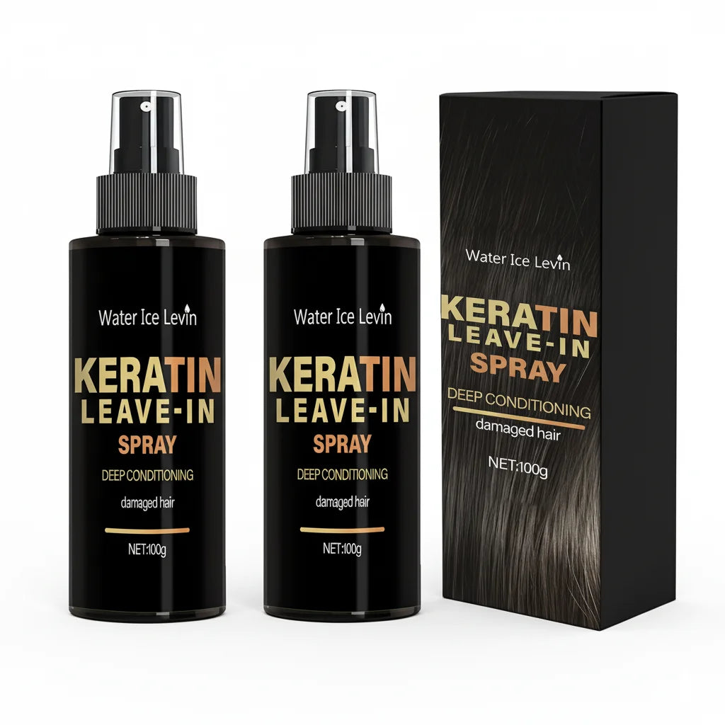 Hair Repair Growth Leave In Spray 1+1 Pack 100g Collagen Biotin Keratin Vitamin C Damaged Hair Moisturizing Spray Cheap