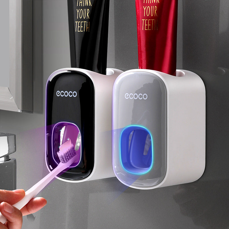 Wall Mounted Automatic Toothpaste Holder Bathroom Accessories Set Dispenser dispensador para baño