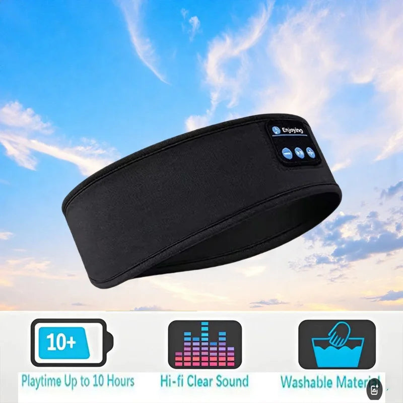 New bluetooth sleep headset wireless headphones music eye mask sleep sports headband outdoor running yoga headband 