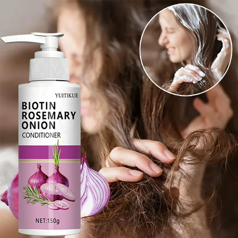 Biotin Hair Conditioner Dual Oil Control Moisturizing Smooth and Soft Frizz Control Repair Damaged Hair Hair Care