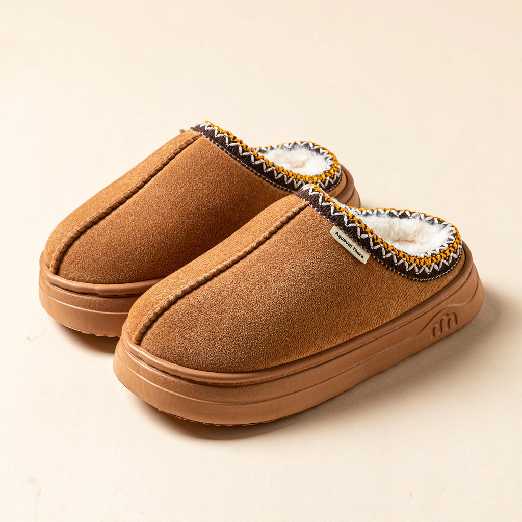 Soft Winter Bedroom Cozy Plush Women's Slippers Boots Indoor Leisure Fashion Warm Non-slip Fuzzy Couples Girl's Home Shoes