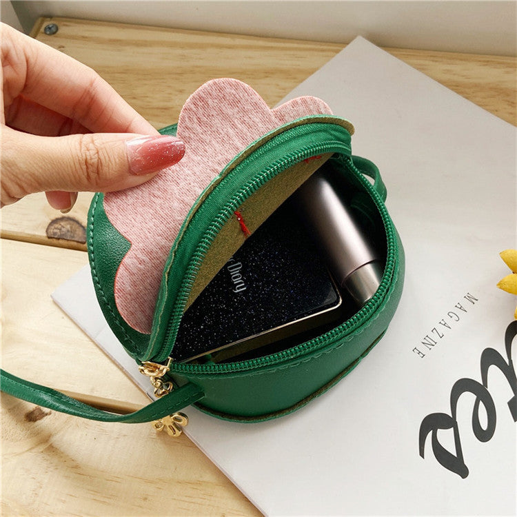 Girls Cute Strawberry Cross-body Men And Women Baby Coin Purse Decoration Bag