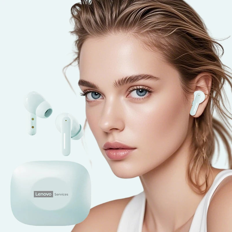 2026 Lenovo Original LE209 Wireless Earphones TWS Bluetooth 6.0 In Ear Earbuds Long Battery Life Earphones Mic Stereo ENC Noise 