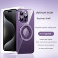 Creative Phone Case Pivot Protective Cover Advanced Magnetic Transparent Silicone Drop-resistant