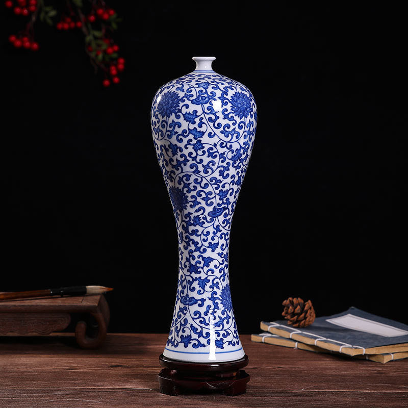 Home Decor Ceramic Color-Glazed Beauty Vase