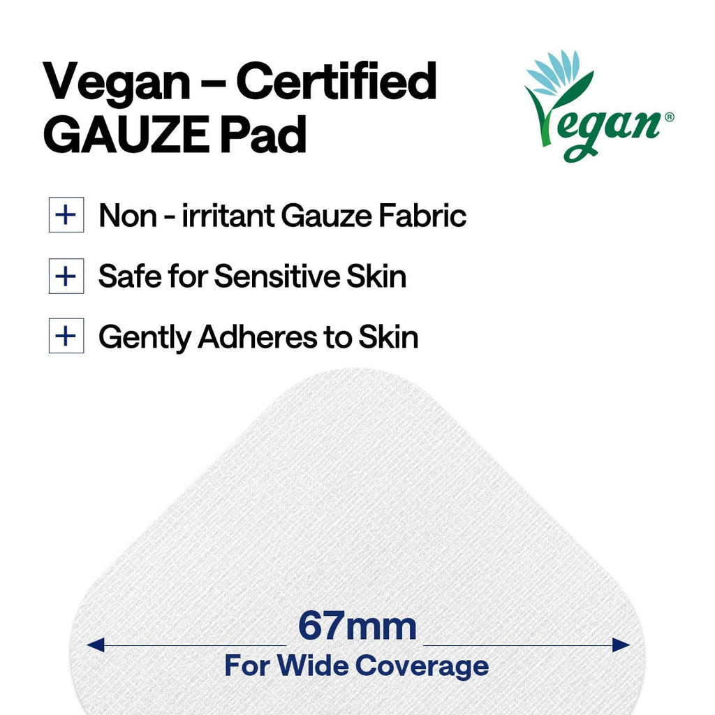 Madecassoside Toner Pads - with Centella Asiatica to Treat Blemishes and Improve Even Skin Tone - Vegan Gauze Fabric
