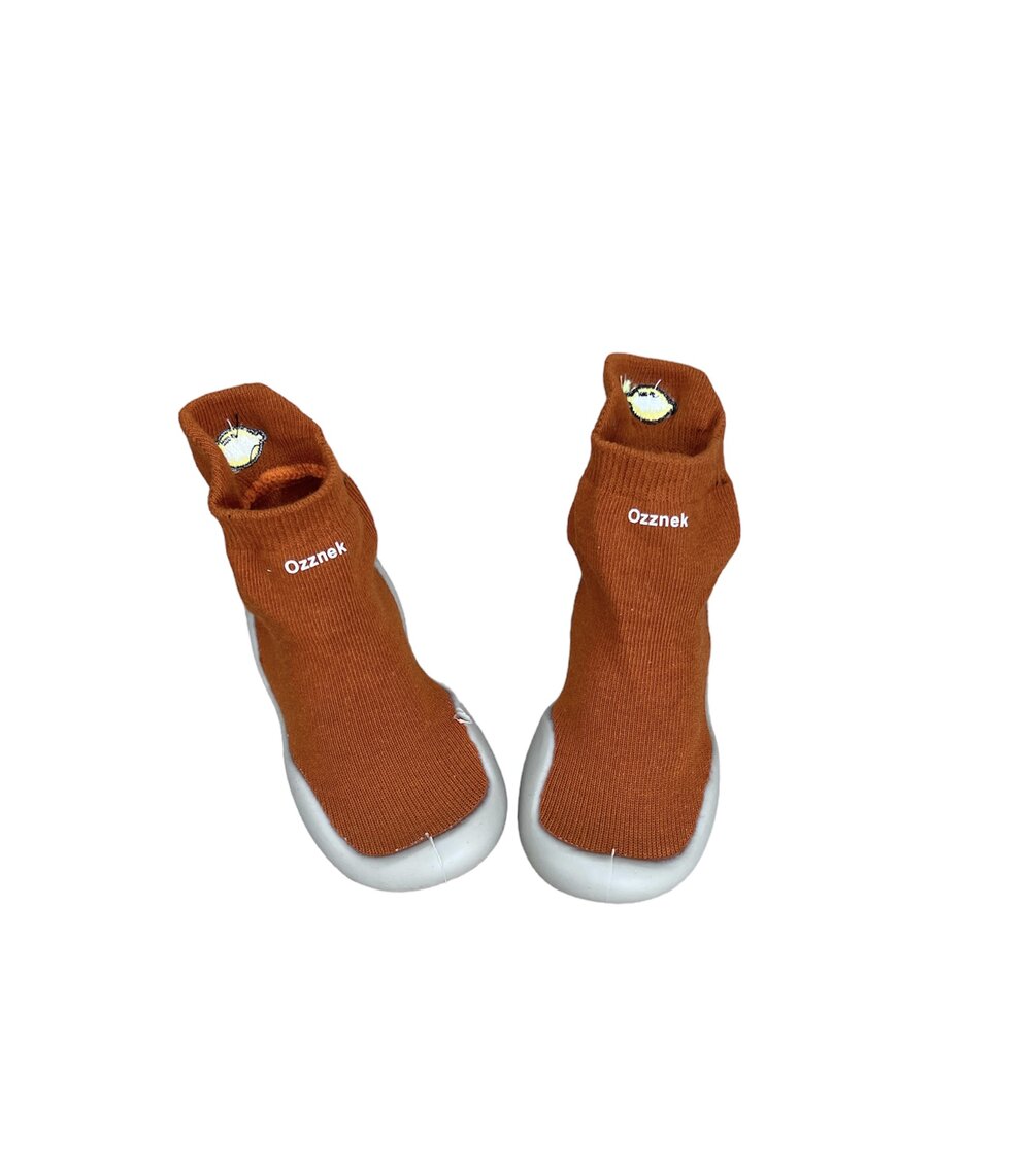 Organic Cotton Sock Shoes – Flexible, Non-Slip Baby Socks - Fruity
