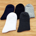 5 Pairs/lot Cotton Men's Dress Sock Solid Color