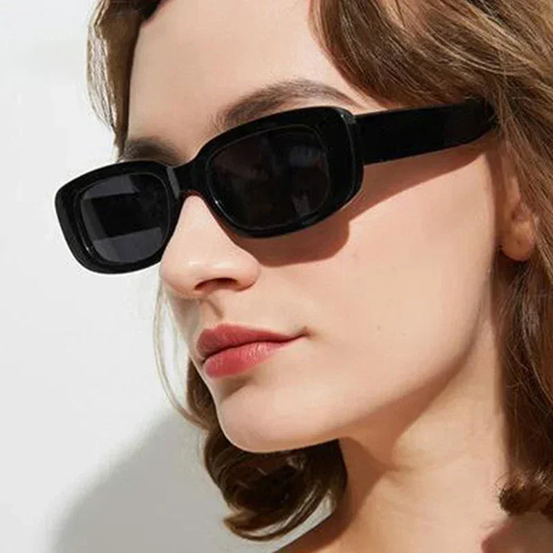 BEGREAT Fashion Retro Small Rectangle Sunglasses Brand Designer Vintage Travel Female Sun Glasses Eyewear Shade UV400 Protection