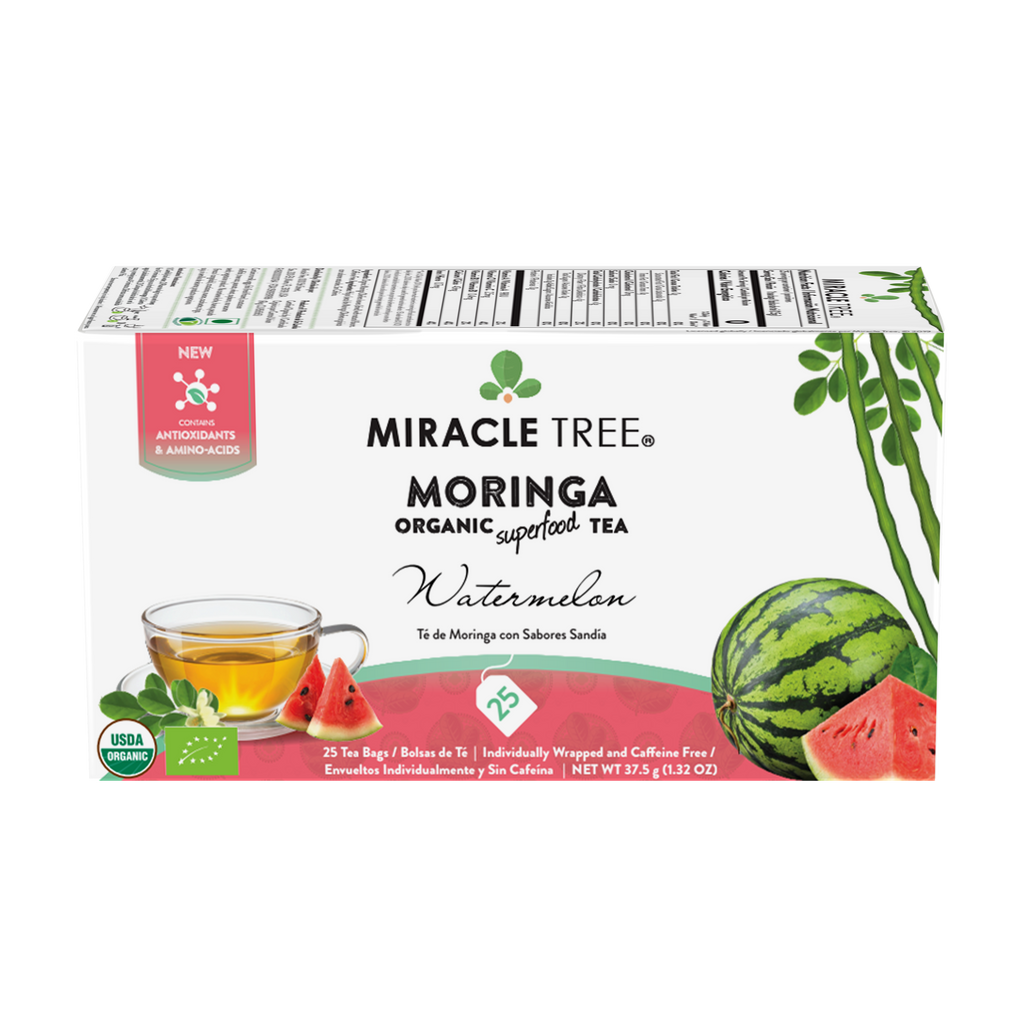 Organic Moringa Tea, Watermelon