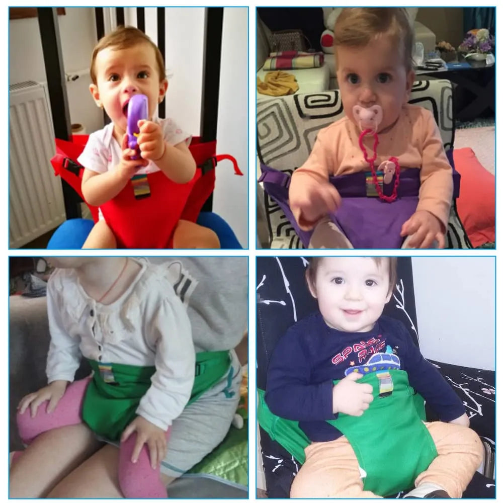 Premium Baby High Chair Safety Harness - 5-Point Adjustable Dining Seat Belt for Toddlers