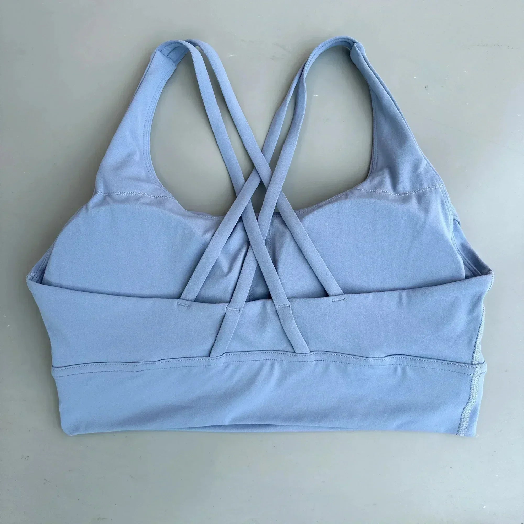 Solid Color Women Cross Fitness sport Bra soft high strength Tight Top Comprehensive Training Gym Yoga Underwear With Chest Pad