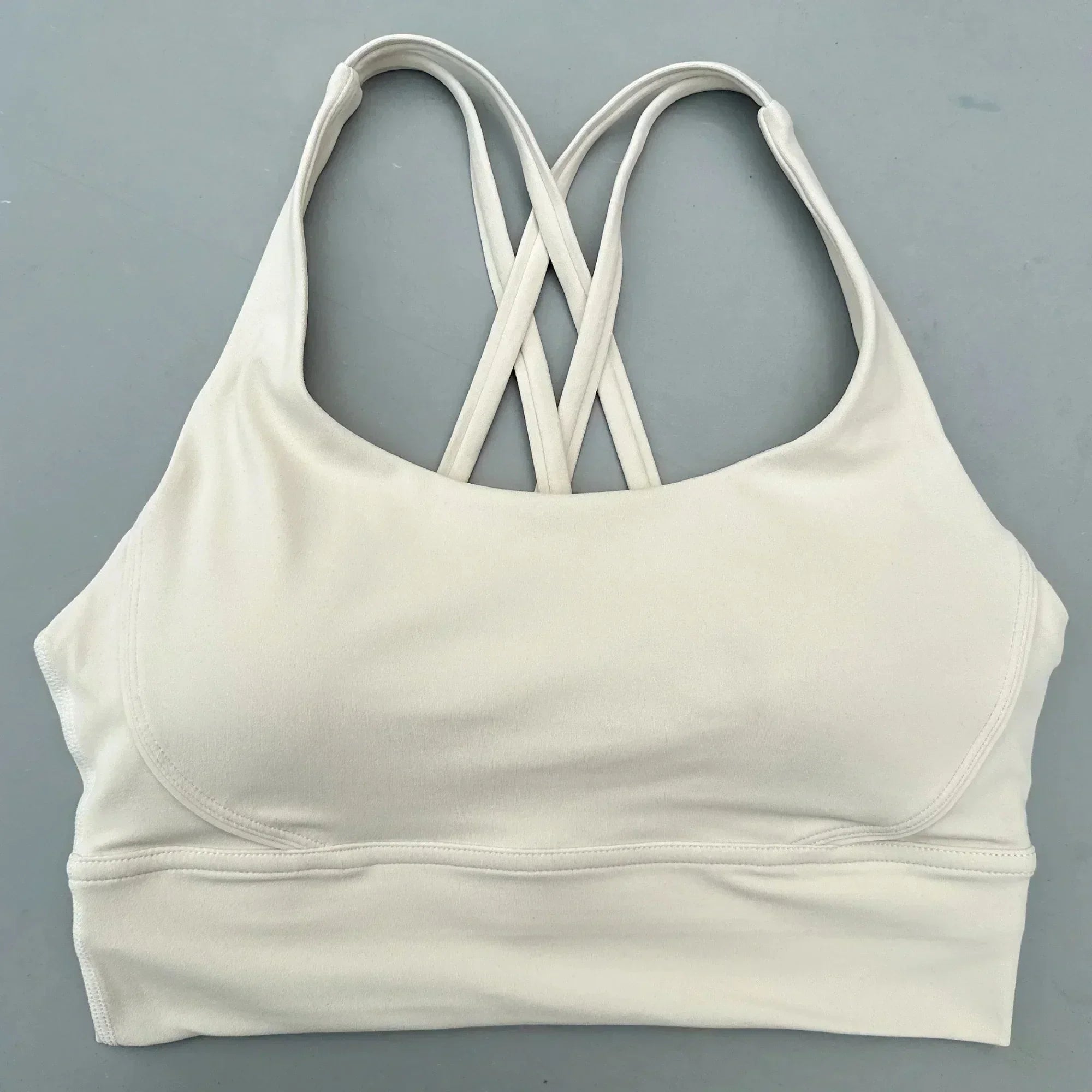 Solid Color Women Cross Fitness sport Bra soft high strength Tight Top Comprehensive Training Gym Yoga Underwear With Chest Pad