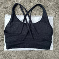 Solid Color Women Cross Fitness sport Bra soft high strength Tight Top Comprehensive Training Gym Yoga Underwear With Chest Pad