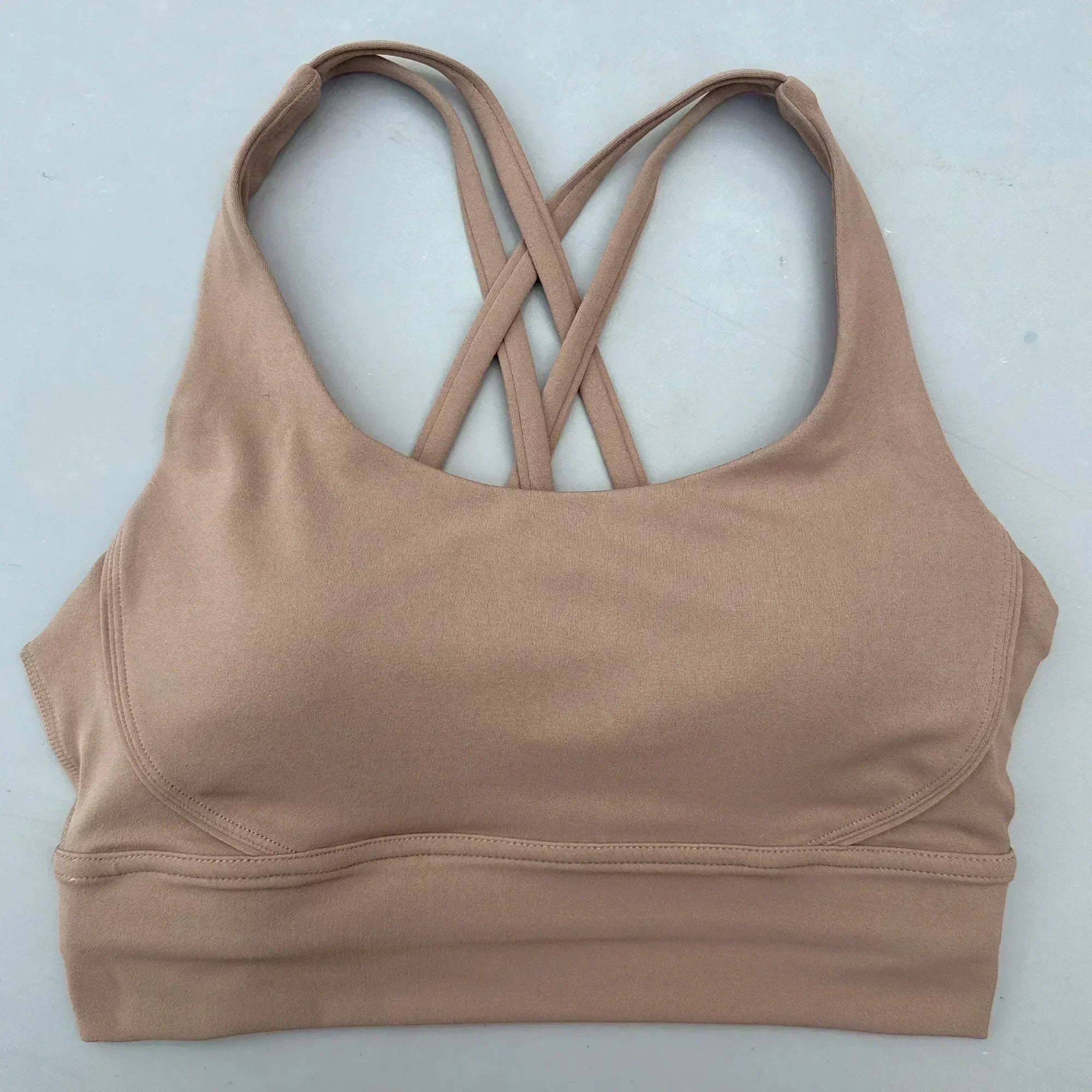 Solid Color Women Cross Fitness sport Bra soft high strength Tight Top Comprehensive Training Gym Yoga Underwear With Chest Pad