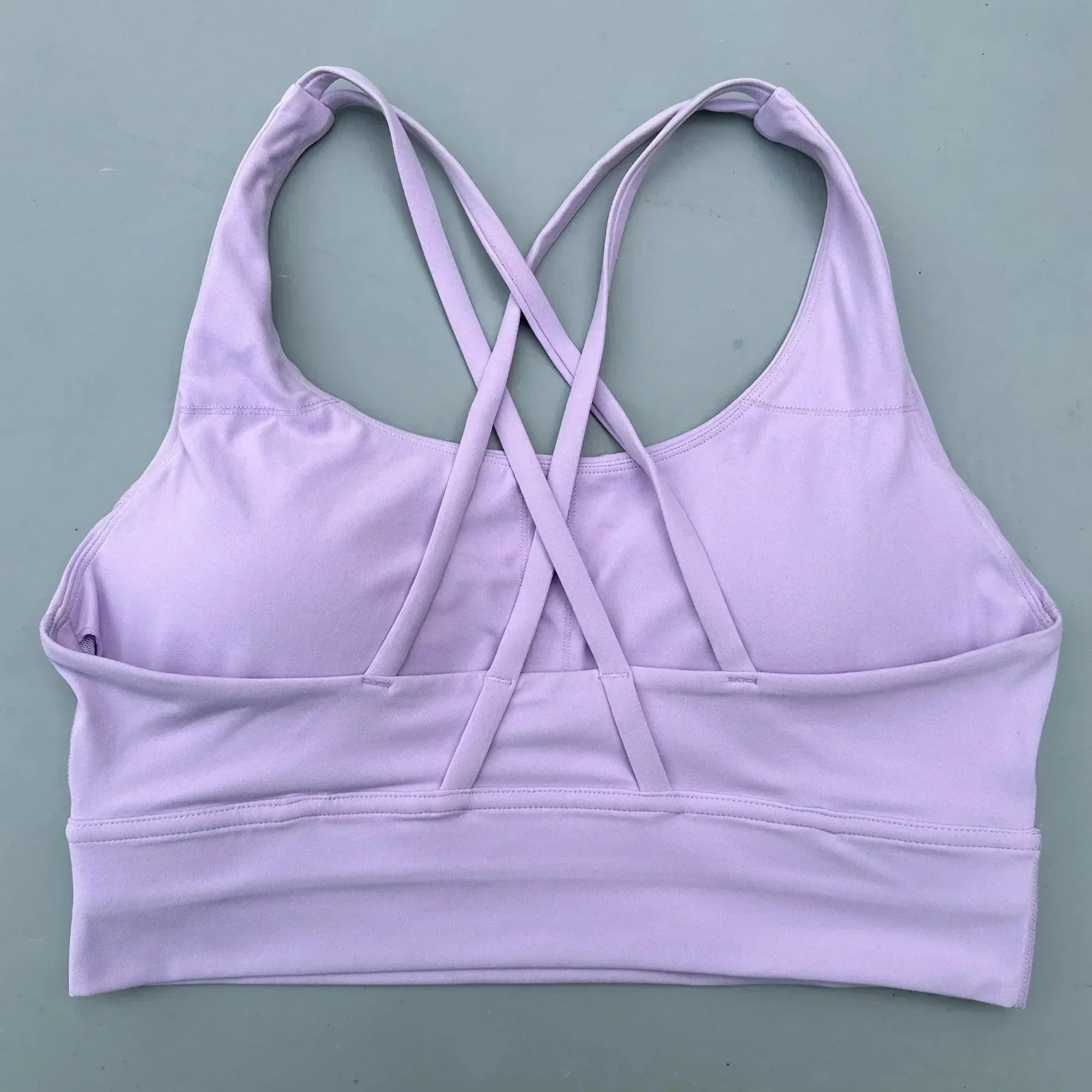Solid Color Women Cross Fitness sport Bra soft high strength Tight Top Comprehensive Training Gym Yoga Underwear With Chest Pad