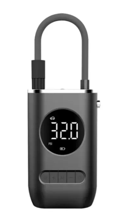 🛞 Portable Wireless Digital Tire Inflator – Multifunctional Electric Air Pump for Cars, Motorcycles, Bikes & More (150 PSI | 2000mAh Dual Battery) 