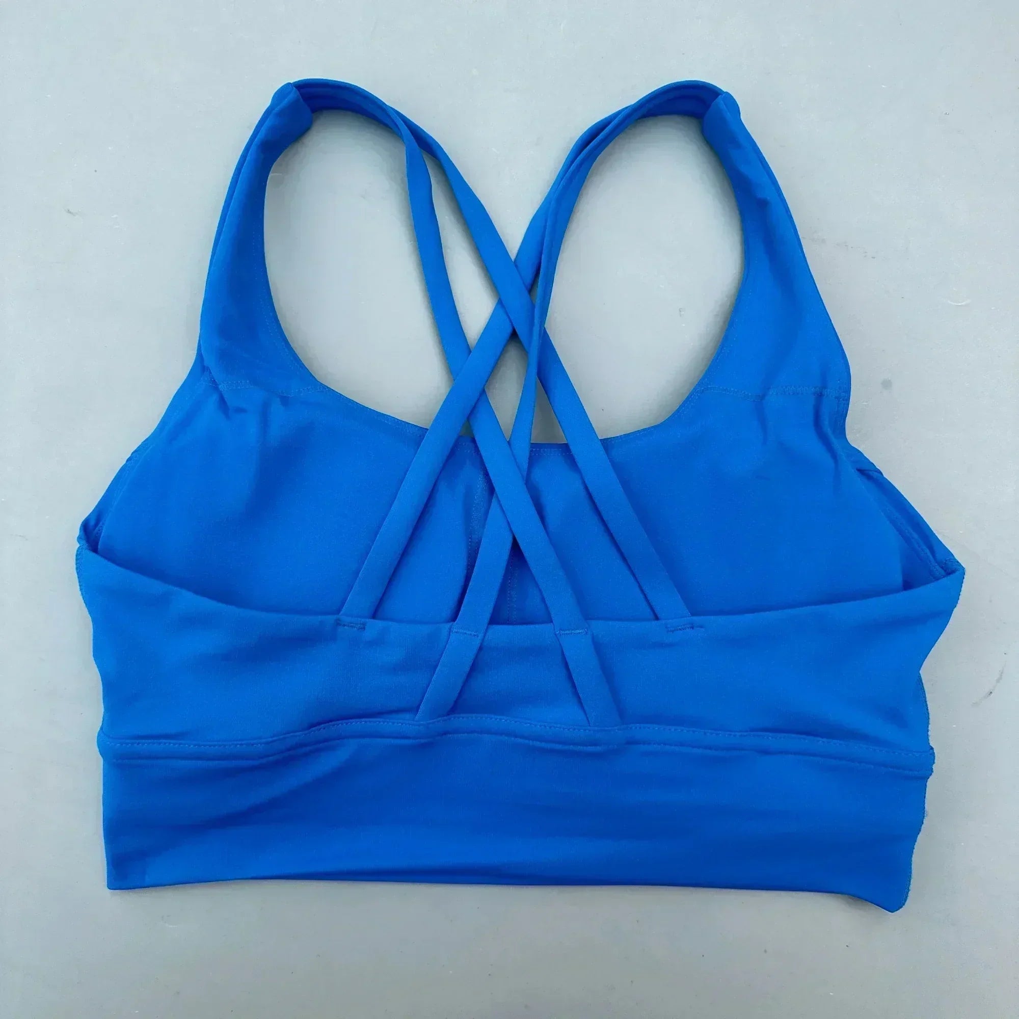 Solid Color Women Cross Fitness sport Bra soft high strength Tight Top Comprehensive Training Gym Yoga Underwear With Chest Pad