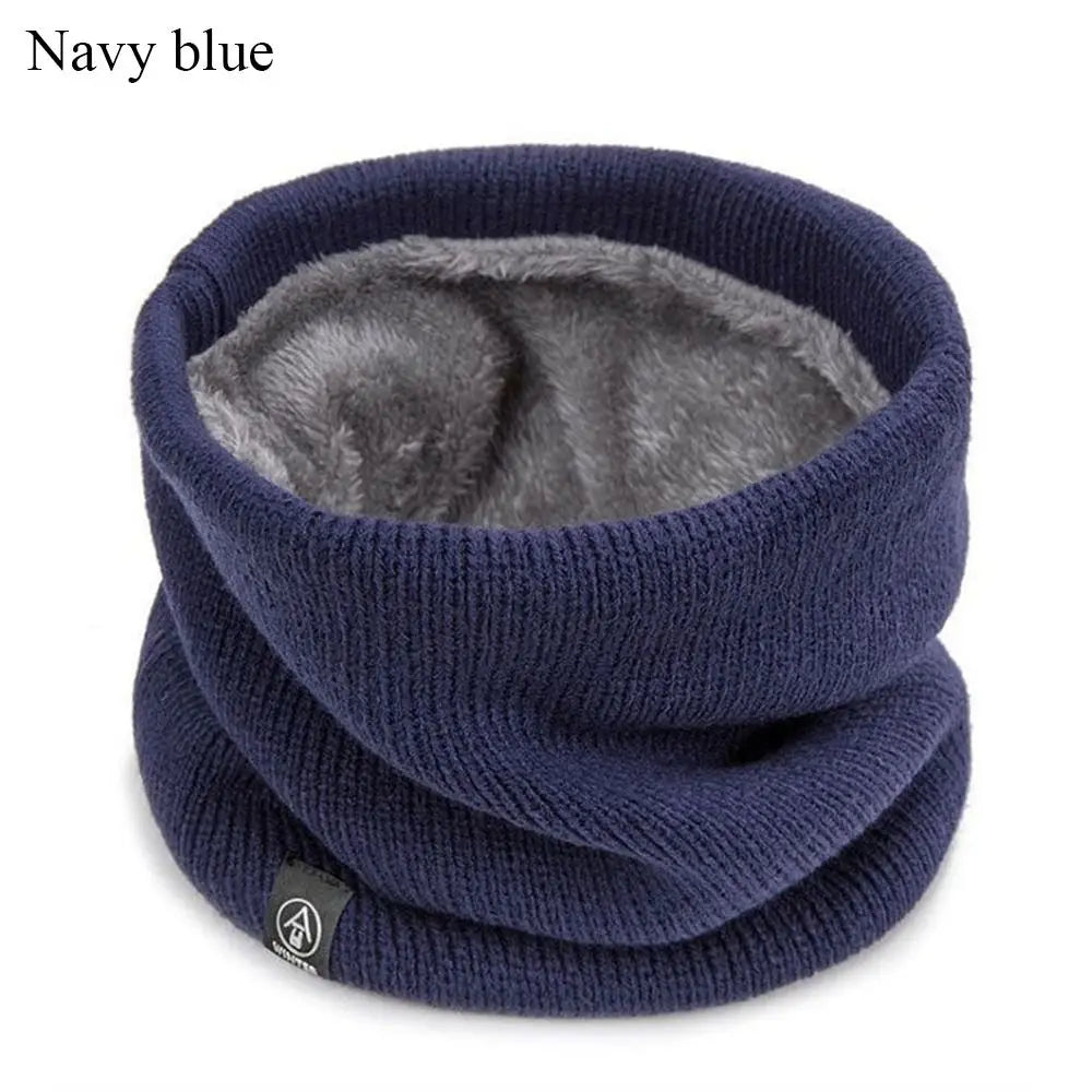 Fashion Soft Knitted Neck Warmer Sport Scarf Women Men Face Cover Winter Skating Running Warm Scarves Thick Cold-proof Collar 