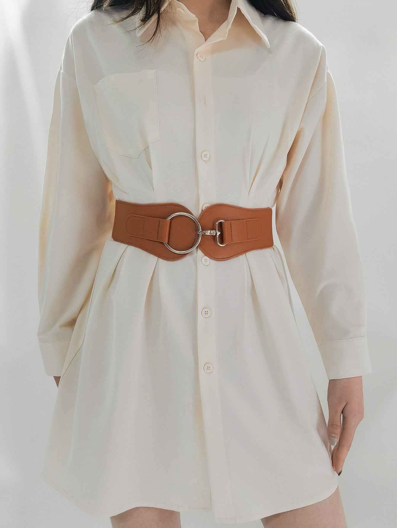 Elastic Wide Belt - Stylish & Durable Accessory