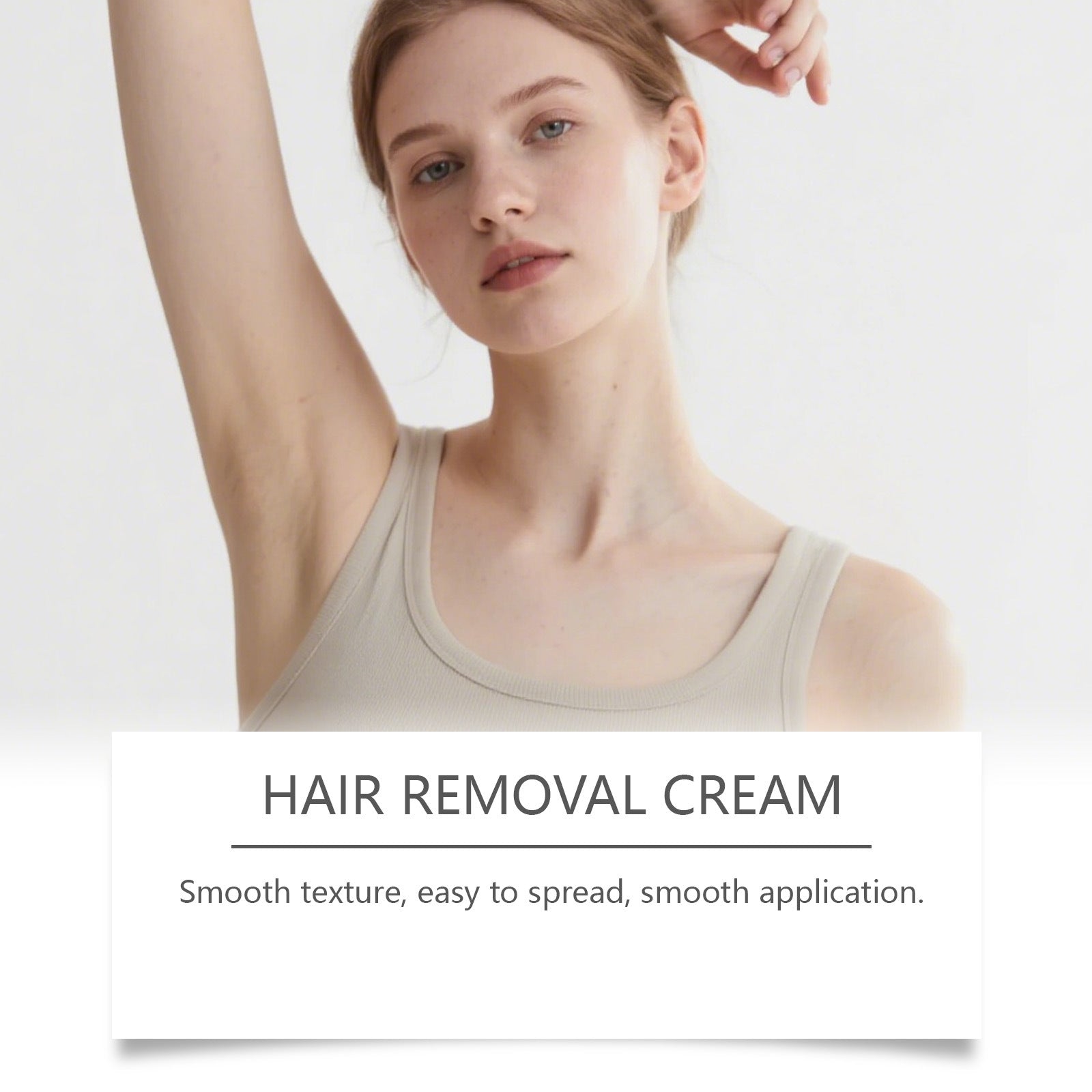Smooth, Soft, And Comfortable Skincare Aloe Gentle Hair Removal Cream Crema depilatoria suave, tersa y confortable con aloe vera
