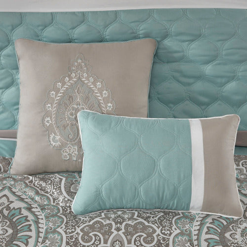 Queen 8 Piece Comforter Set clcha