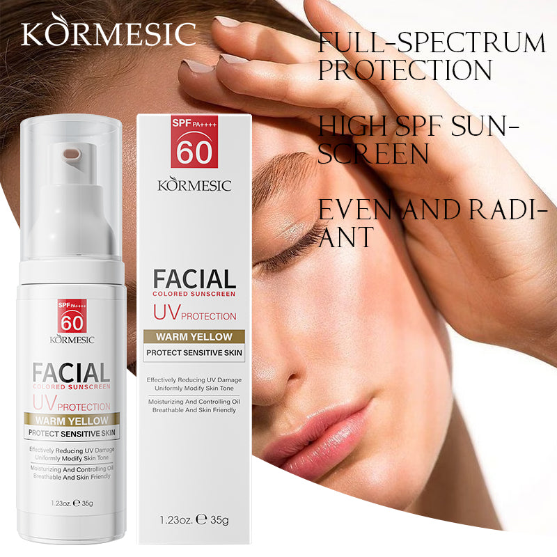 NO.KMC28389 KORMESIC Tinted Facial Sunscreen Lotion  protector solar con color