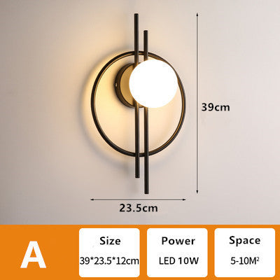 Home Living Room Background Wall Lamp lámparas de habitación