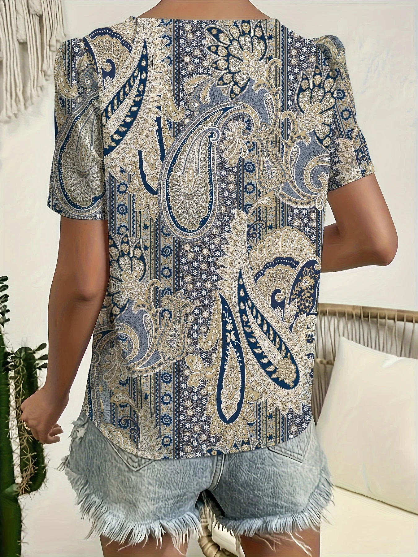Plus Size  Temperament Blouse Casual Loose Woman Shirt Elegant Short Sleeve Blouse Weekday