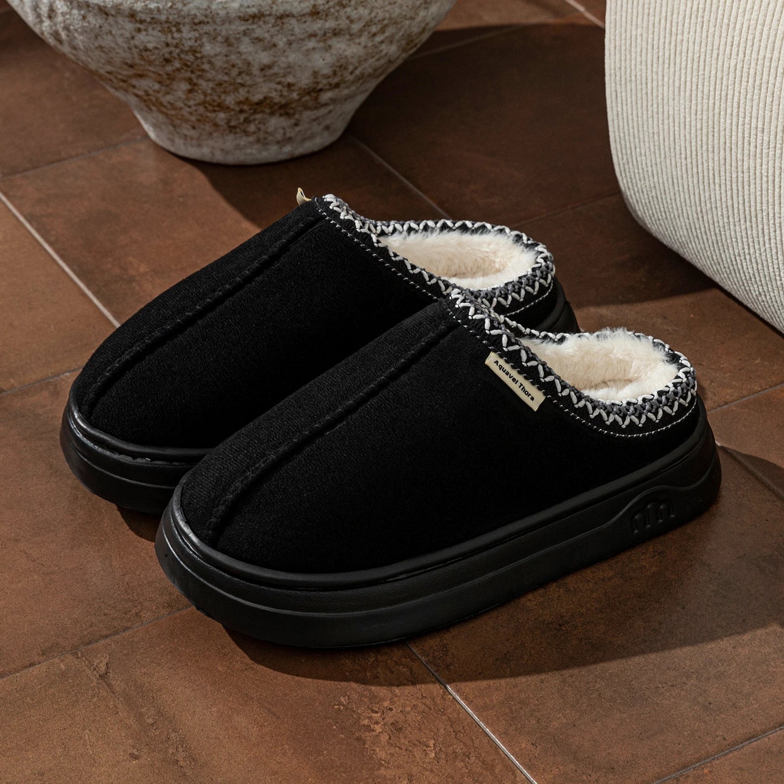 Soft Winter Bedroom Cozy Plush Women's Slippers Boots Indoor Leisure Fashion Warm Non-slip Fuzzy Couples Girl's Home Shoes