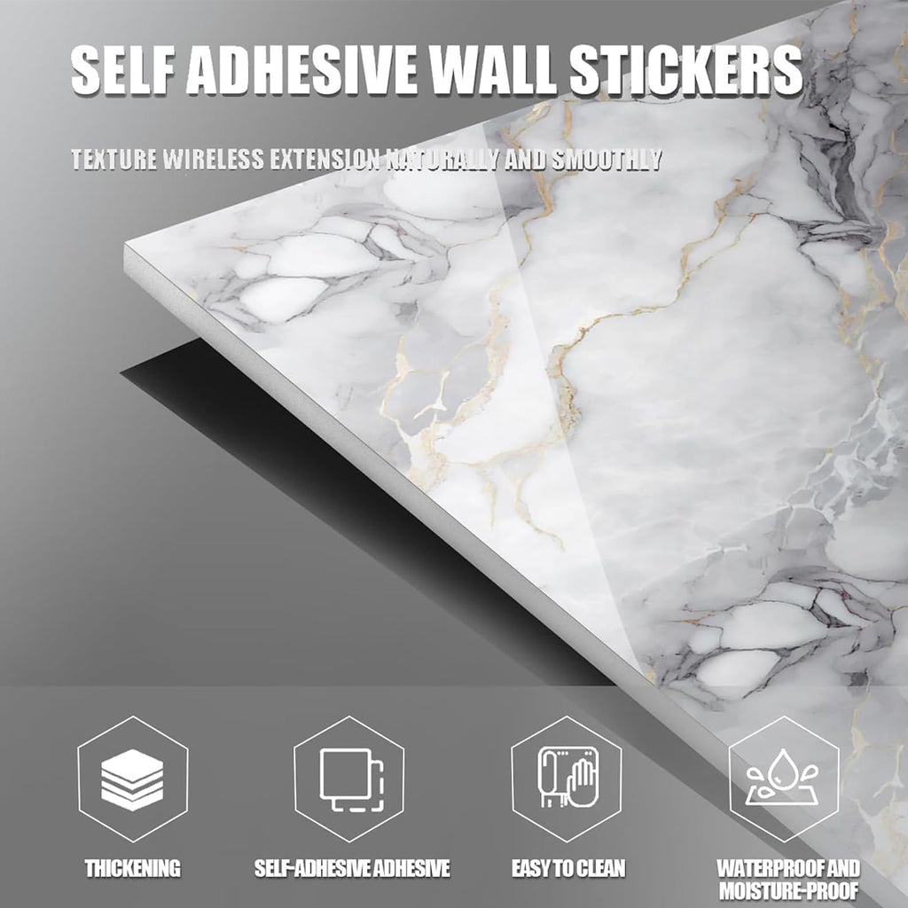 12 Pcs  Ceramic Tile Wall Stickers Stick On Kitchen Bathroom Home Decor