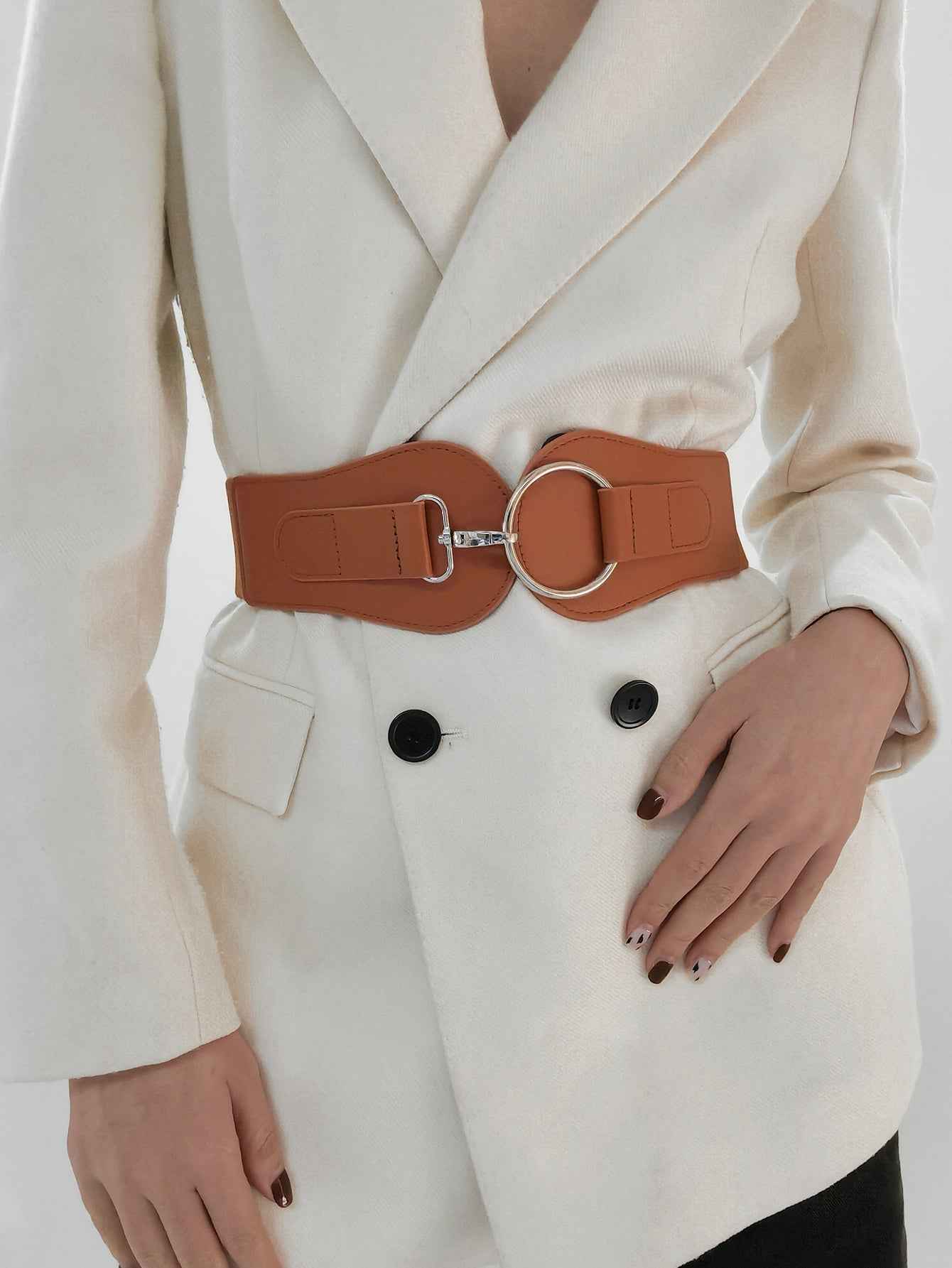 Elastic Wide Belt - Stylish & Durable Accessory