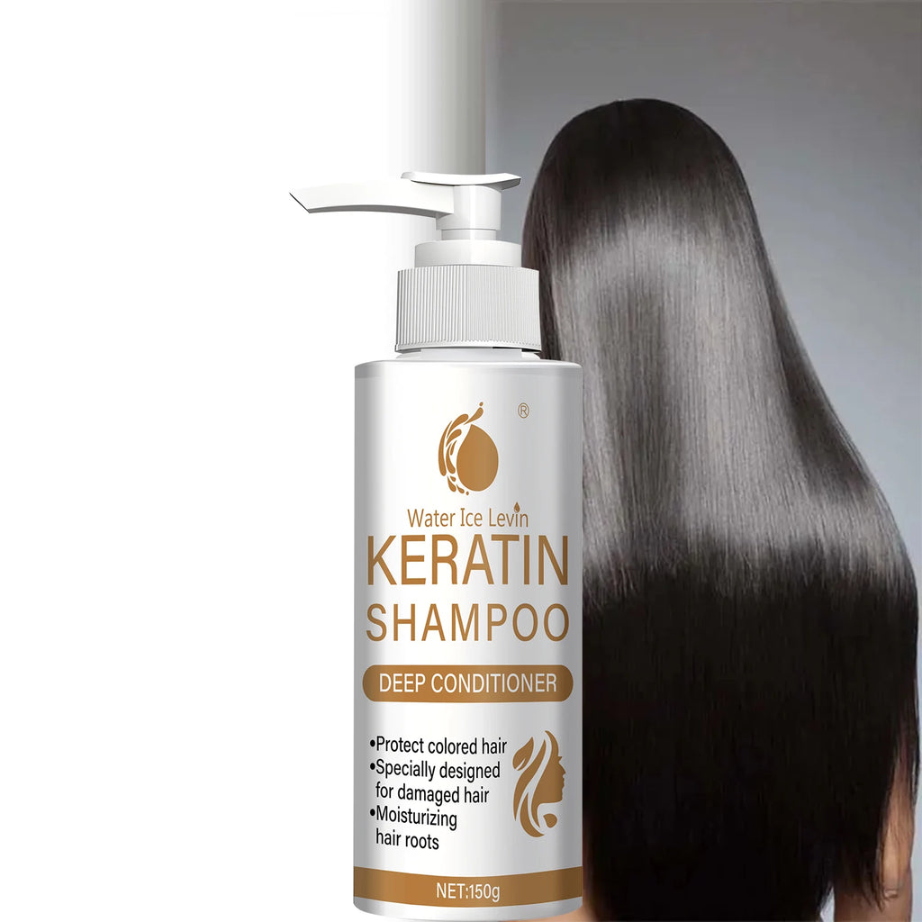 Keratin & Collagen Shampoo for Damaged Hair, Deep Conditioning Repair, Color Safe & Moisturizing, with Biotin, Fast Shipping
