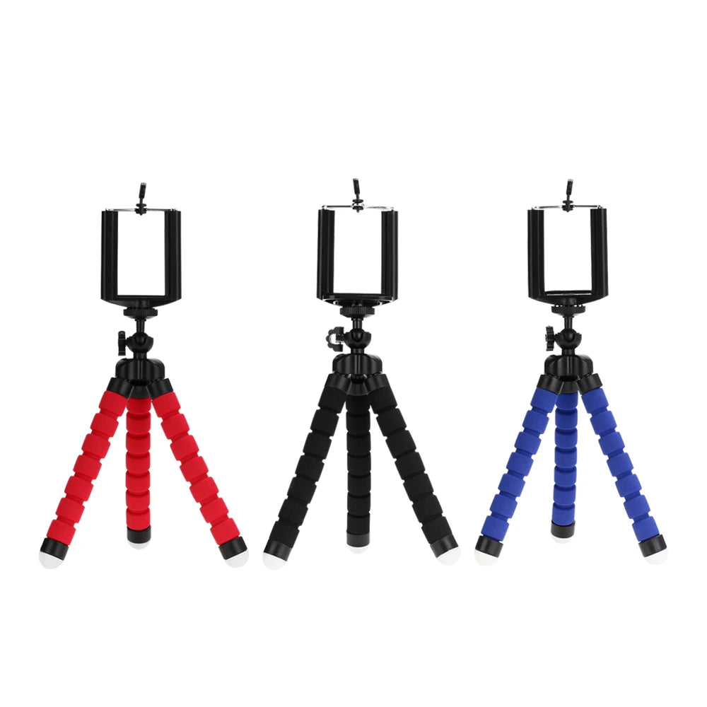 Tripods Tripod For Phone Mobile Camera Holder Clip Smartphone Monopod Tripe Stand Octopus Mini Tripod Stativ For Phone 