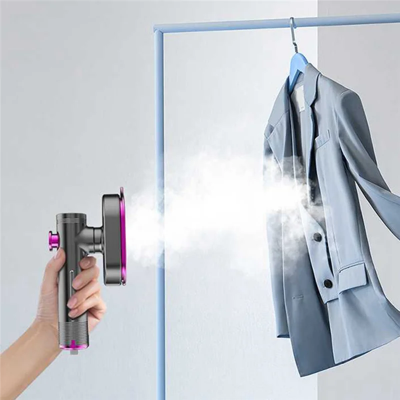 A26F-1 PCS Portable Steamer For Clothes Ironing&Steaming 2 In 1 Fabric Wrinkle Travel Iron EU Plug A 