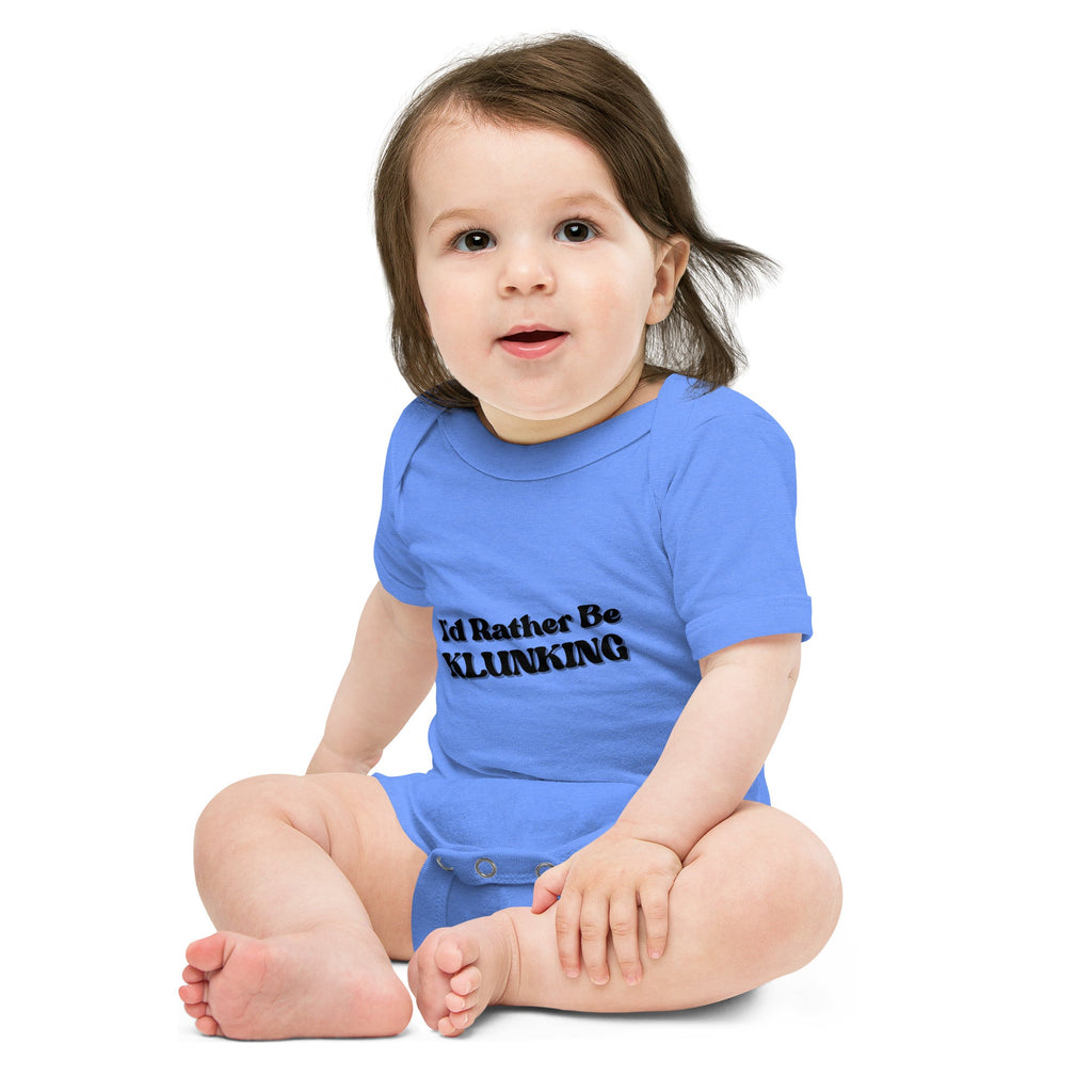 I’d Rather Be Klunking - Baby short sleeve one piece