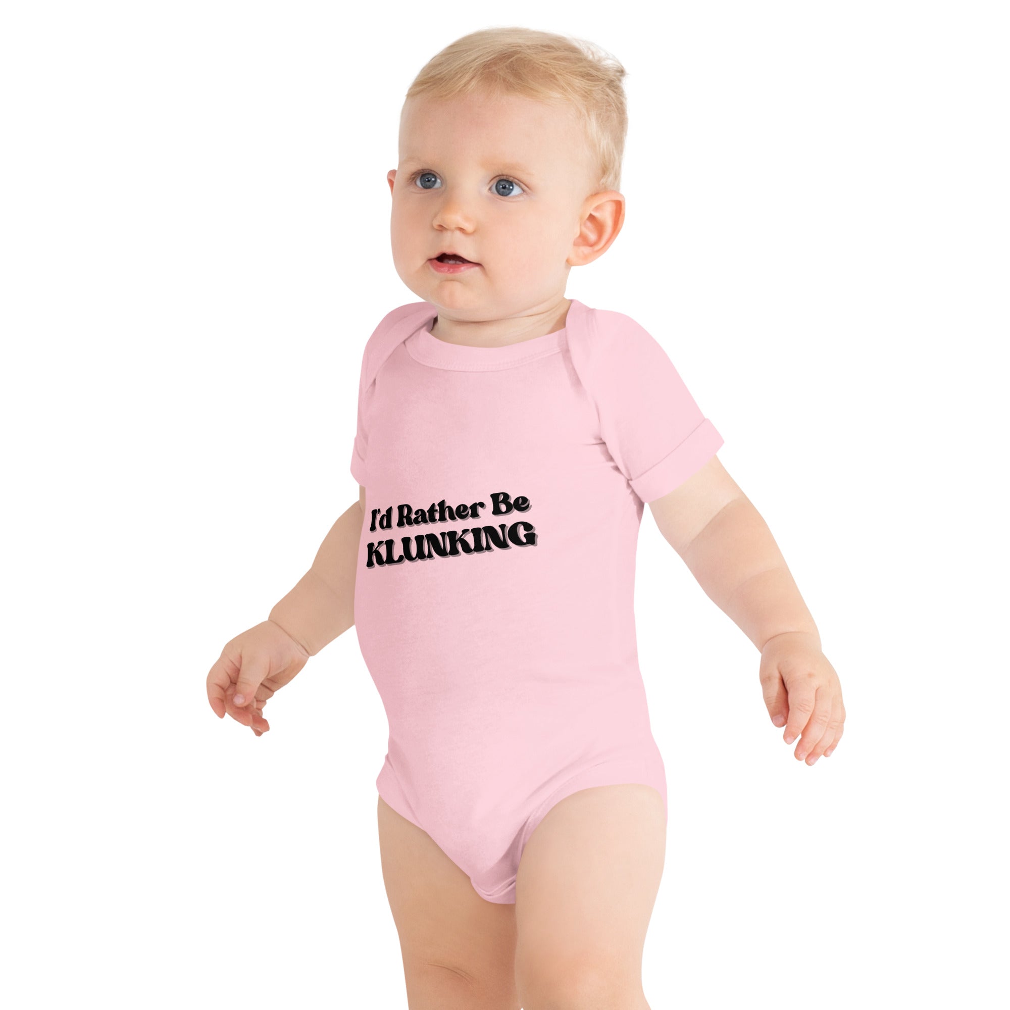 I’d Rather Be Klunking - Baby short sleeve one piece