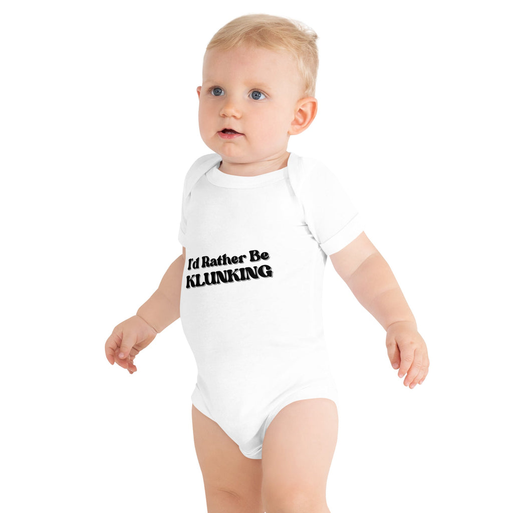 I’d Rather Be Klunking - Baby short sleeve one piece