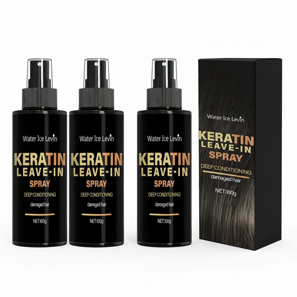 Hair Repair Growth Leave In Spray 1+1 Pack 100g Collagen Biotin Keratin Vitamin C Damaged Hair Moisturizing Spray Cheap
