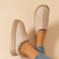 Soft Winter Bedroom Cozy Plush Women's Slippers Boots Indoor Leisure Fashion Warm Non-slip Fuzzy Couples Girl's Home Shoes