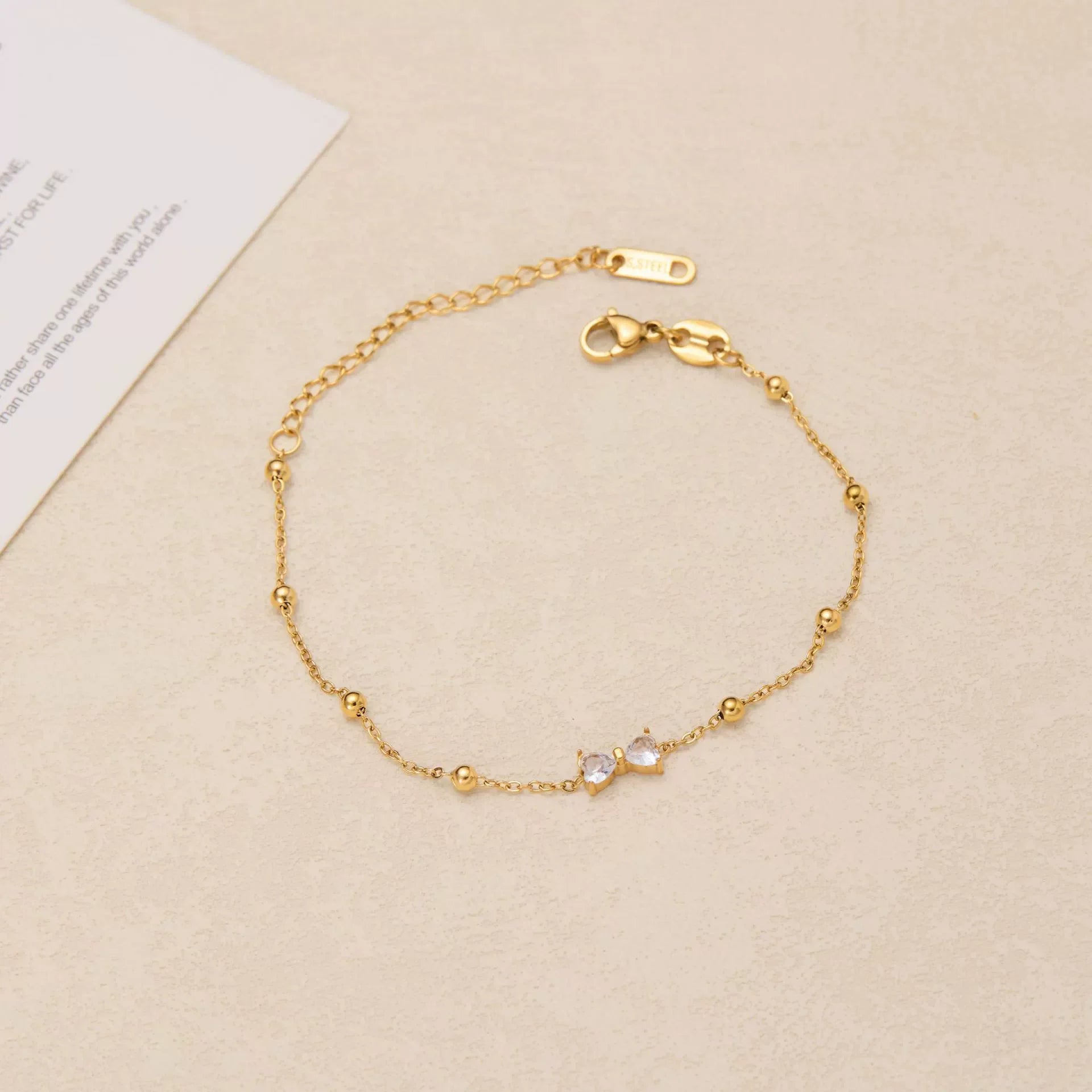 316L Stainless Steel Sparkling Zircon Necklace Bracelet Earrings for Women Fashion Temperament Jewelry Set Gifts