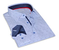 Jordan Button-Up Shirt With Contrast Details // Navy Stripe // Contemporary Fit (Regular)