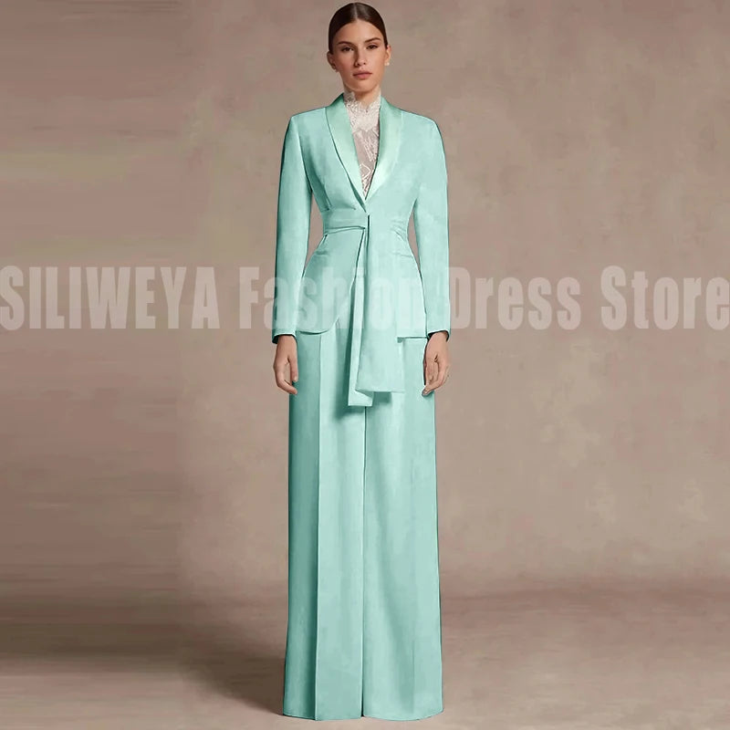 Fashion Office Lady Blazer Pants Female Suit Formal White Jacket Trouser Business Work Wear 2 Piece Set Conjuntos De Mujer