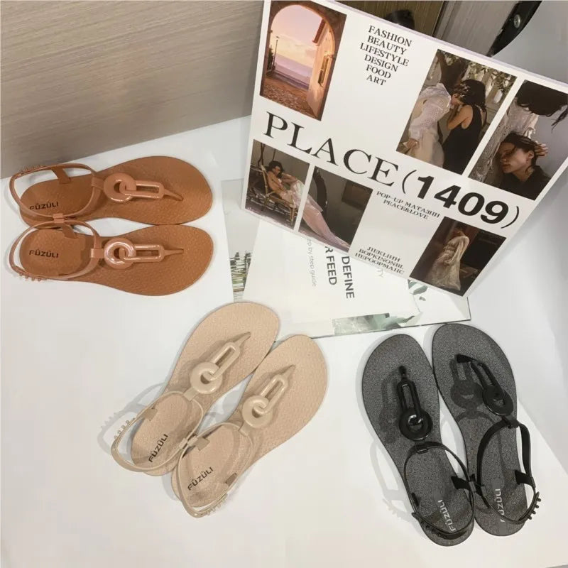 Shoes Sandals Women Fashion Light Women's Shoes Beach Women's Sandals Espadrilles Flat Women's Flip Flops Sandalias Mujer