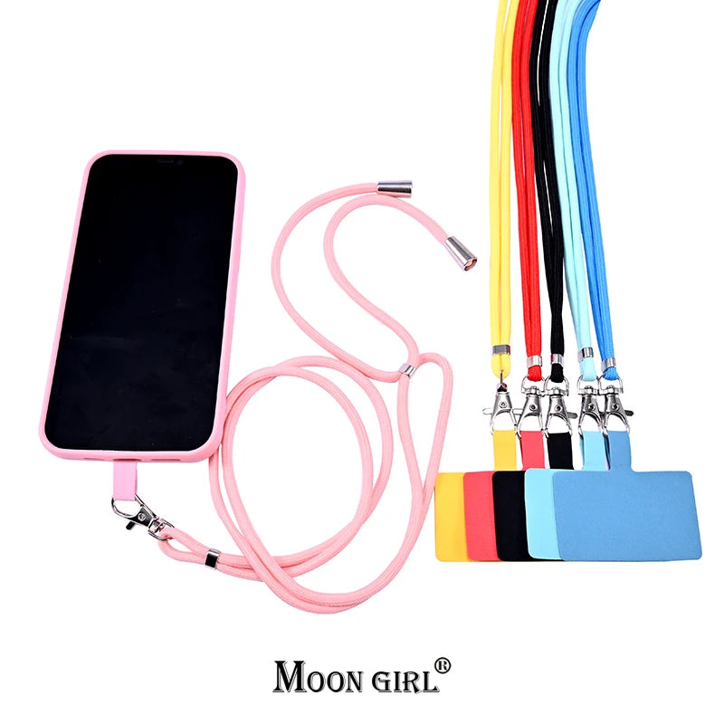 Phone Lanyard Adjustable Detachable Cord Lanyard Strap For Mobile Phone Chain Accessories Cell Phone Rope Neck Straps Universal 