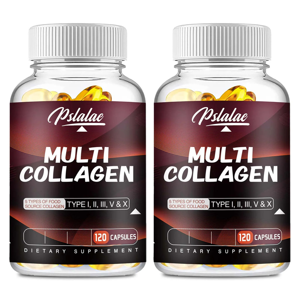 Multi Collagen Supplement - Bone Support, Joint, Skin And Nail Health - 120 Capsules