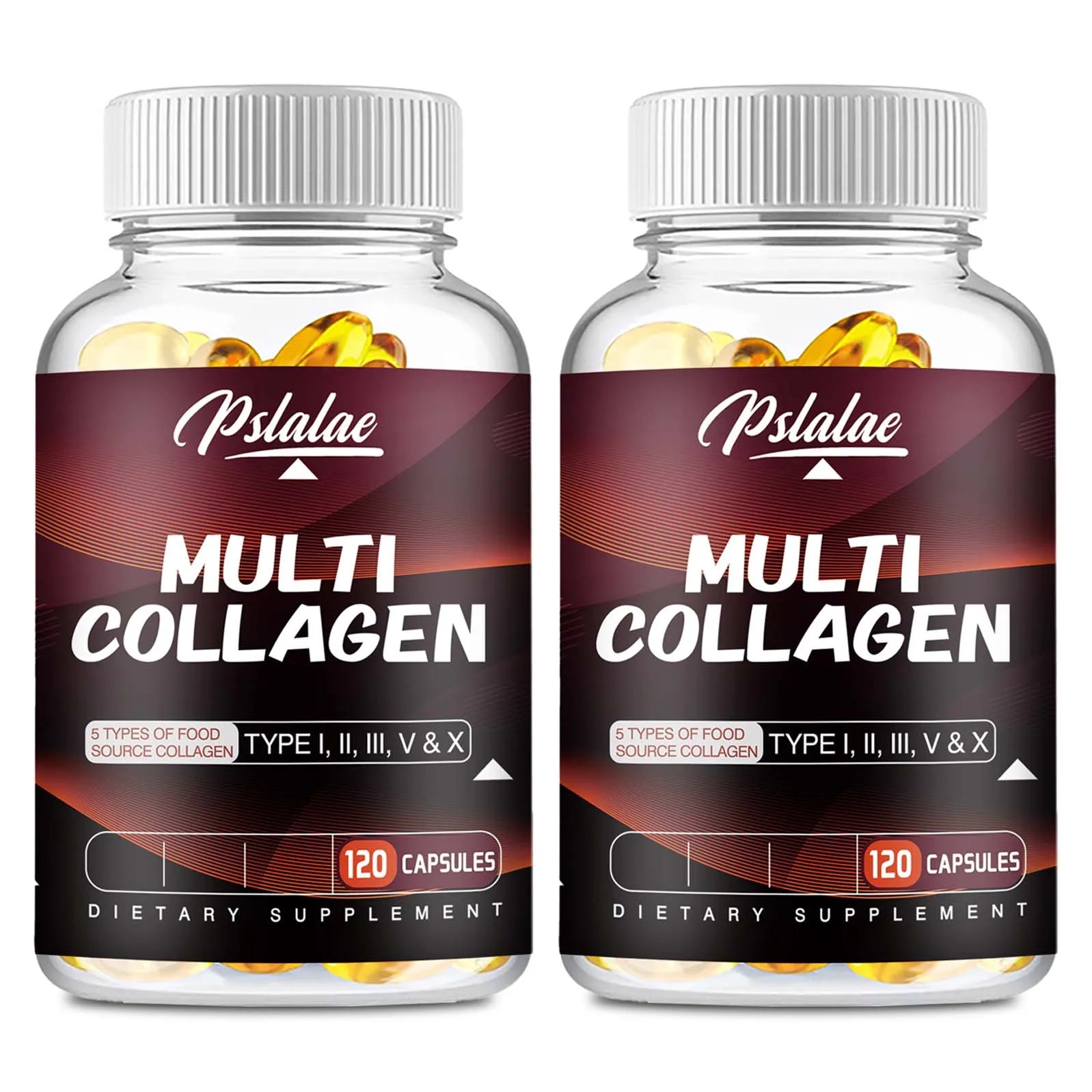 Multi Collagen Supplement - Bone Support, Joint, Skin And Nail Health - 120 Capsules
